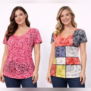 🛑 4/$25 Bundle of 2 V-neck Tees